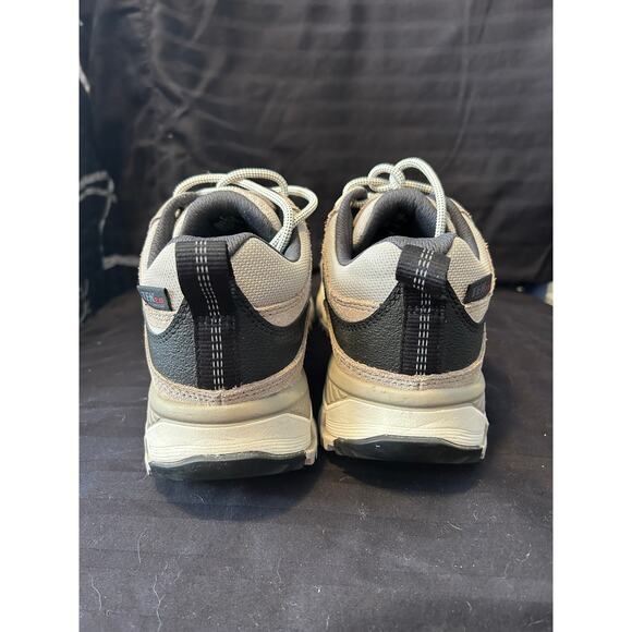 LL Bean High Top Khaki Beige Hiking Boots size 6.5 wide - Picture 4 of 6